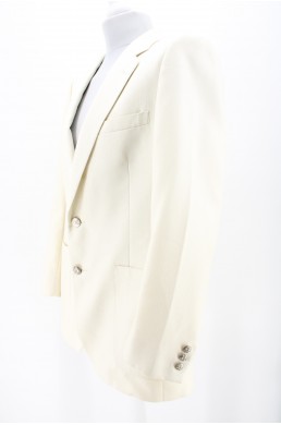 Veste Lanvin Paris New-York blanc en laine