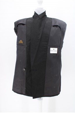 Veste Pierre Balmain noire en laine vintage
