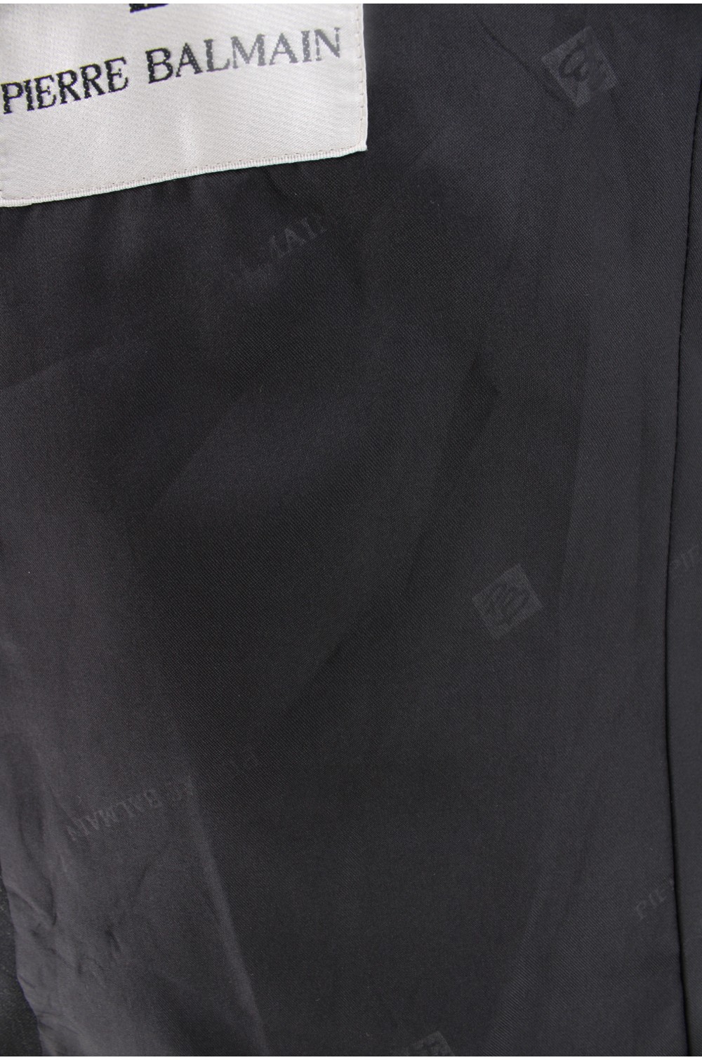 Veste Pierre Balmain noire / V??tement d'occasion vintage friperie