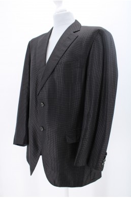 Veste Pal Zileri noire en soie