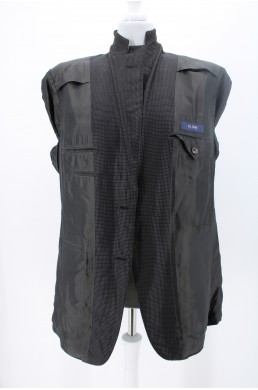 Veste Pal Zileri noire en soie laine vintage