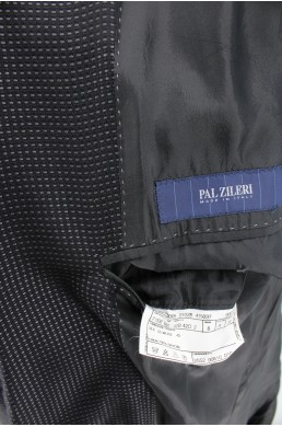 Veste Pal Zileri noire en soie made in Italy