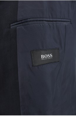 Veste Hugo Boss gris foncé label
