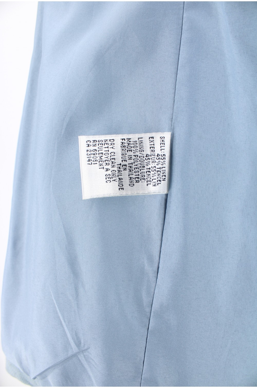 Blazer ouvert en lin mélangé Femme, Blanc | Milano