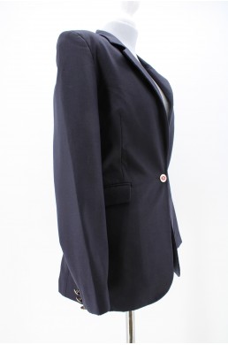 Veste Turkish Airlines bleu en laine