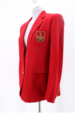 Veste Ralph Lauren Petite rouge en laine