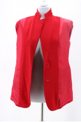 Veste Ralph Lauren rouge en laine vintage Made in USA