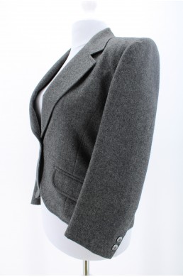 Veste Burberry's gris en laine Made in France