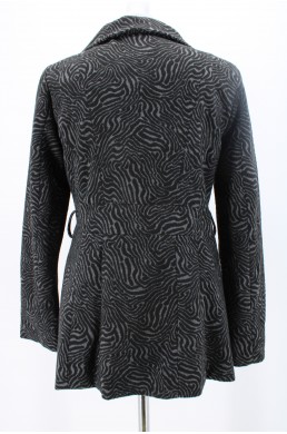 Veste Sandro Studio noir et gris