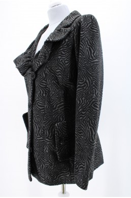 Veste Sandro Studio noir et gris vintage