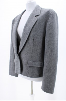 Veste Pendleton grise en laine