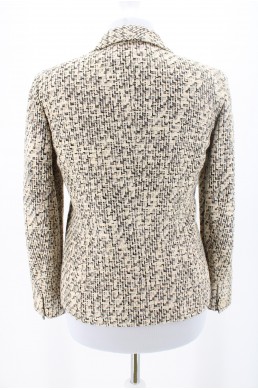 Veste Talbots beige et noir