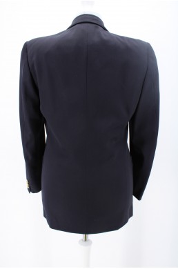 Veste unisexe Yves Saint-Laurent Rive Gauche Paris bleu marine - Made in Italy