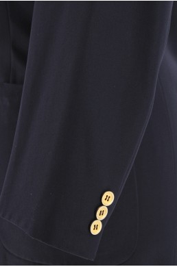 Veste Yves Saint-Laurent Rive Gauche Paris bleu vintage