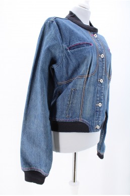 Veste en jean Marithé + Francois Girbaud en coton