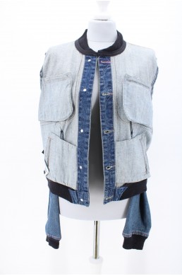 Veste en jean Marithé + Francois Girbaud vintage