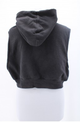 Sweat capuche crop top North Face noire