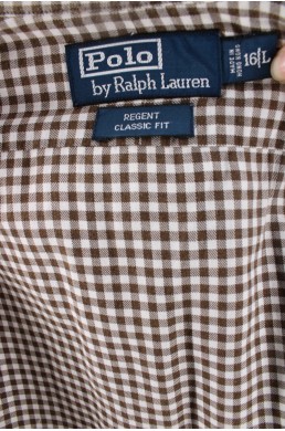 Chemise Vichy Polo by Ralph Lauren Regent label