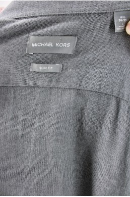 Chemise Michael Kors Slim Fit grise vintage