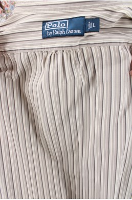 Chemise Polo by Ralph Lauren beige label