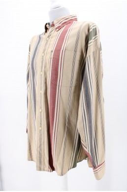 Chemise Chaps Ralph Lauren beige en coton