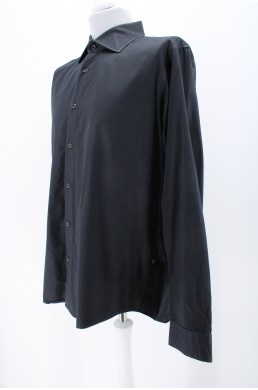 Chemise Hugo Boss gris foncé en coton