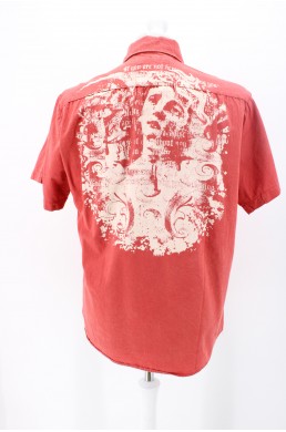 Chemise DSquared rouge brique