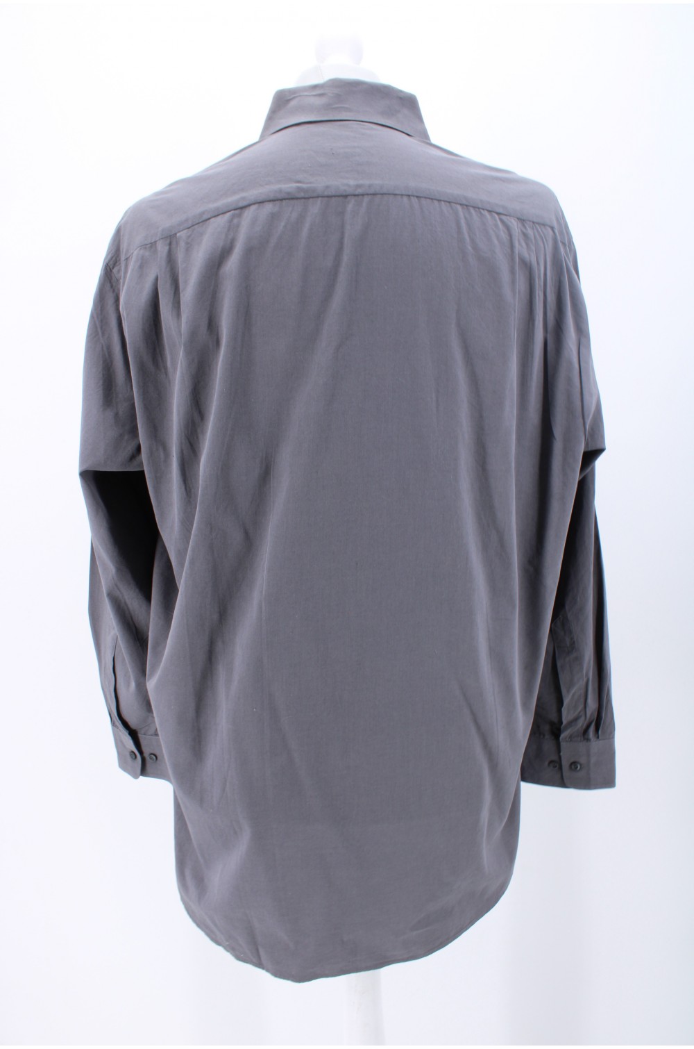 Chemise Hugo Boss Black Label Gris Anthracite - Taille L, Coupe Slim Fit, Coton - Occasion Très Bon état