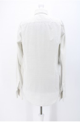 Chemise Hugo Boss Slim fit blanc et gris