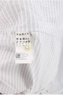 Chemise Hugo Boss Slim fit blanc vintage