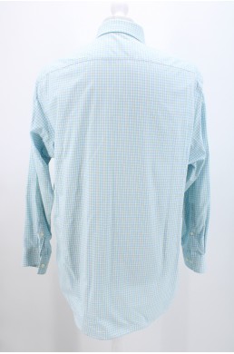 Chemise Michael Kors Regular fit blanc et bleu clair