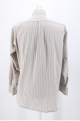 Chemise Michael Kors blanc gris beige