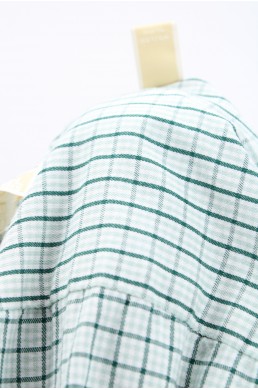 Chemise Michael Kors blanc et vert étiquette
