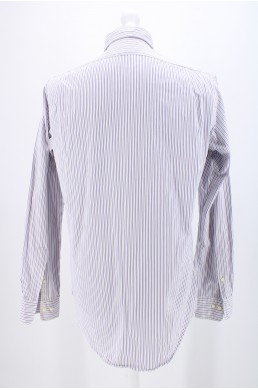 Chemise Polo by Ralph Lauren Estate violet et blanc