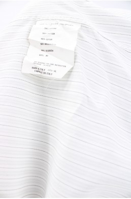 Chemise Prada blanche made in Italy