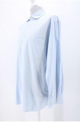 Chemise Ermenegildo Zegna bleu  en coton