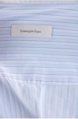 Chemise Ermenegildo Zegna bleu label