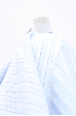 Chemise Ermenegildo Zegna bleu en coton vintage