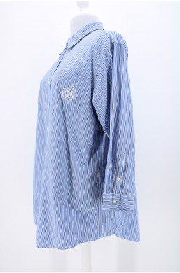 Chemise Lauren by Ralph Lauren bleu en coton