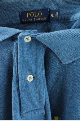 Polo Ralph Lauren bleu en coton vintage