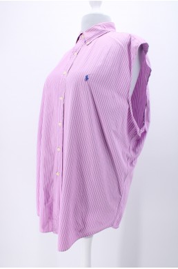 Chemise Ralph Lauren Yarmouth rose en coton