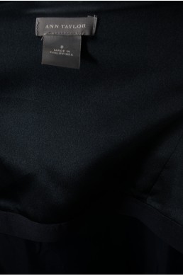 Robe Ann Taylor bleu marine vintage label