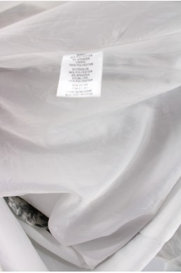 Robe brodée Karl Lagerfeld Paris blanc et gris label