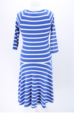 Robe Lauren by Ralph Lauren bleu roi et blanc