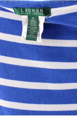 Robe Lauren by Ralph Lauren bleu roi et blanc label