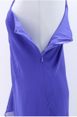 Robe doublée Lauren by Ralph Lauren Dress violette vintage