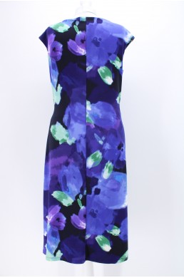 Robe doublée Lauren by Ralph Lauren bleu, violet et vert