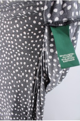Robe Lauren by Ralph Lauren Dress noire à pois blanc étiquette