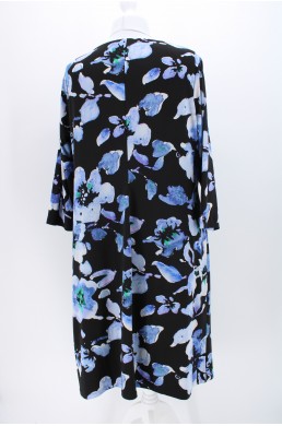 Robe doublée Lauren by Ralph Lauren Dress noir et bleu
