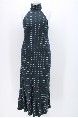 Robe doublée Lauren by Ralph Lauren gris